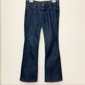 Ann Taylor Denim Modern Boot Cut Dark Wash Jeans